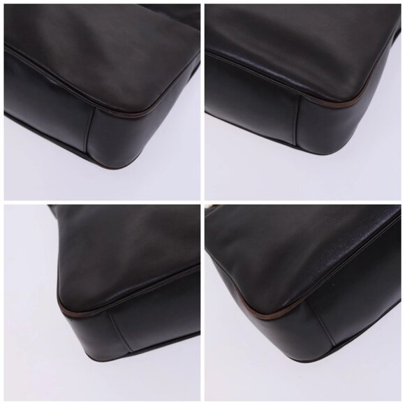 GUCCI Bamboo Hand Bag Leather 2way Brown Gold - Picture 15 of 15